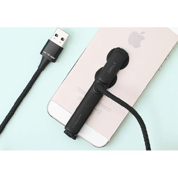 iWalk Crazy Link Gaming Charging Lightning Cable - Black