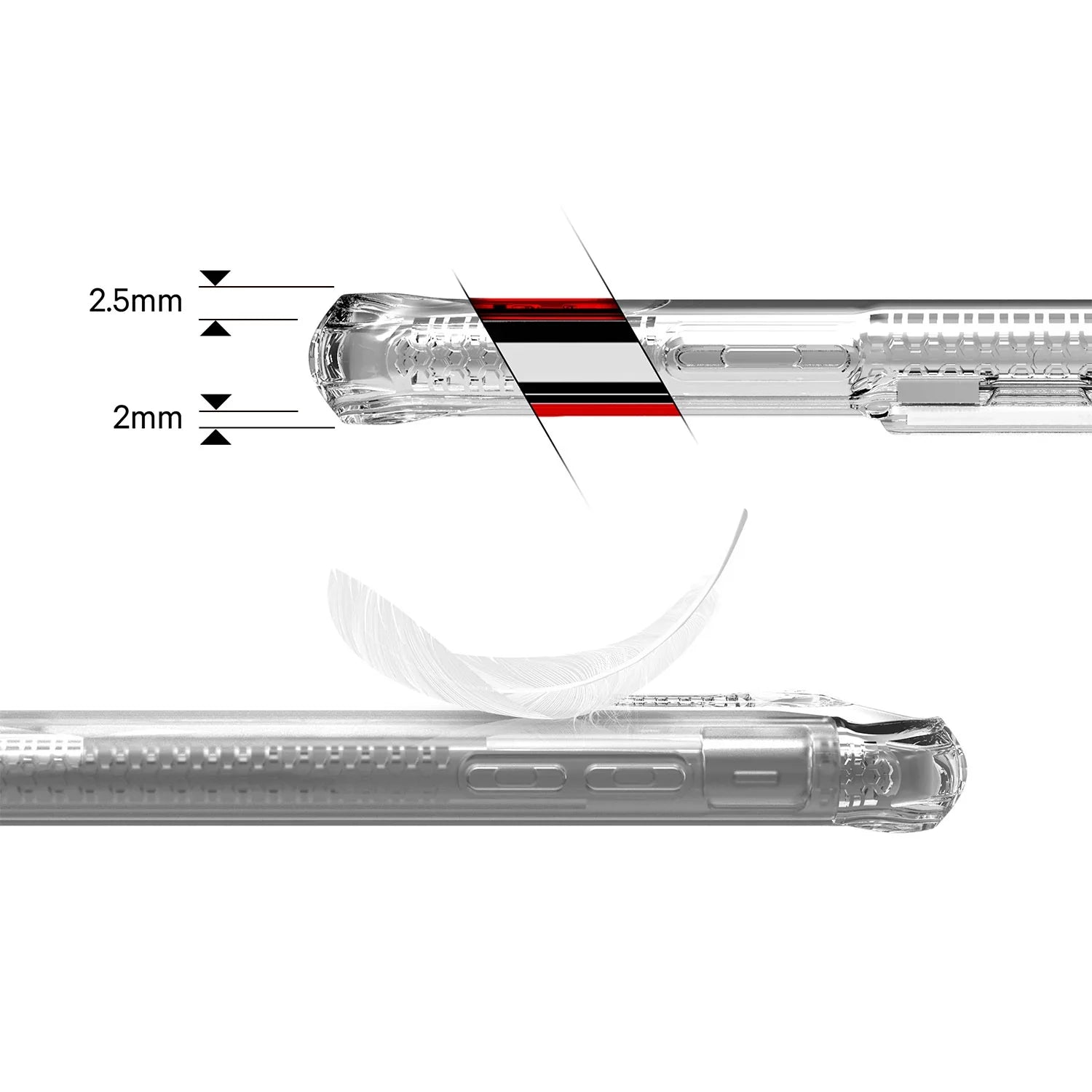 iPhone 11 Pro Itskins Spectrum Vision Case - Transparent