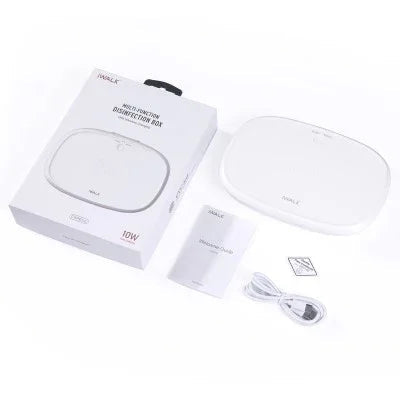 iWalk Capsule Multi-Function Disinfection Box With 10W Wireless Charging - White