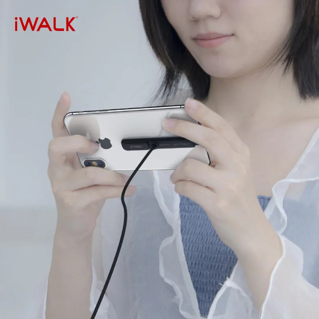 iWalk Crazy Link Gaming Charging Lightning Cable - Black