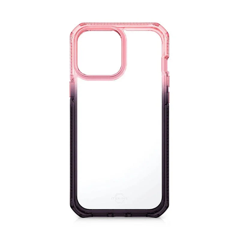iPhone 13 Pro Max Itskins Supreme Prism Cover - Light Pink And Grey