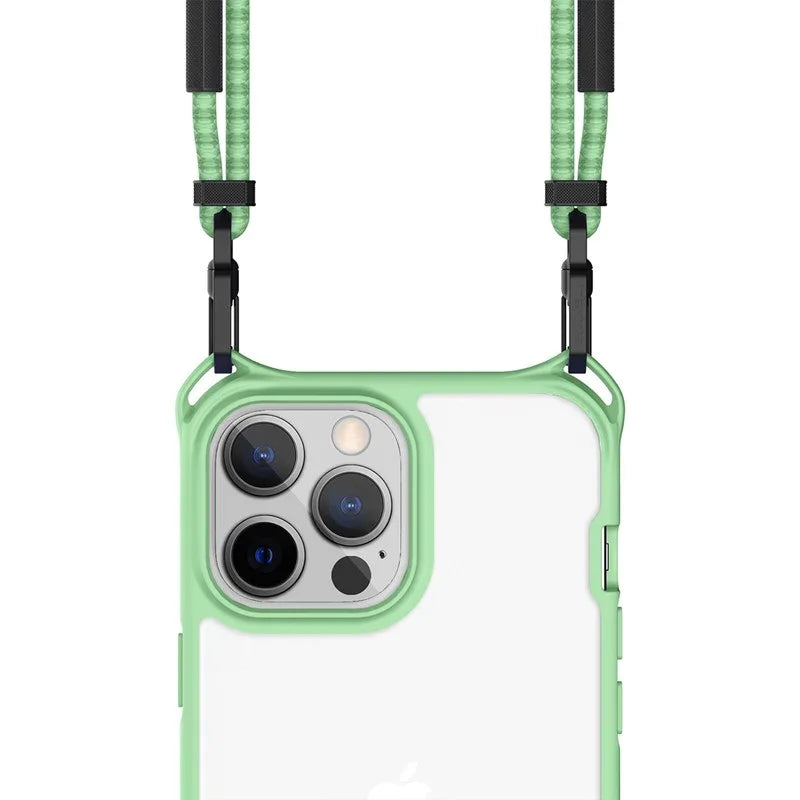 iPhone 13 Pro Max Itskins Hybrid Sling Cover - Light Green