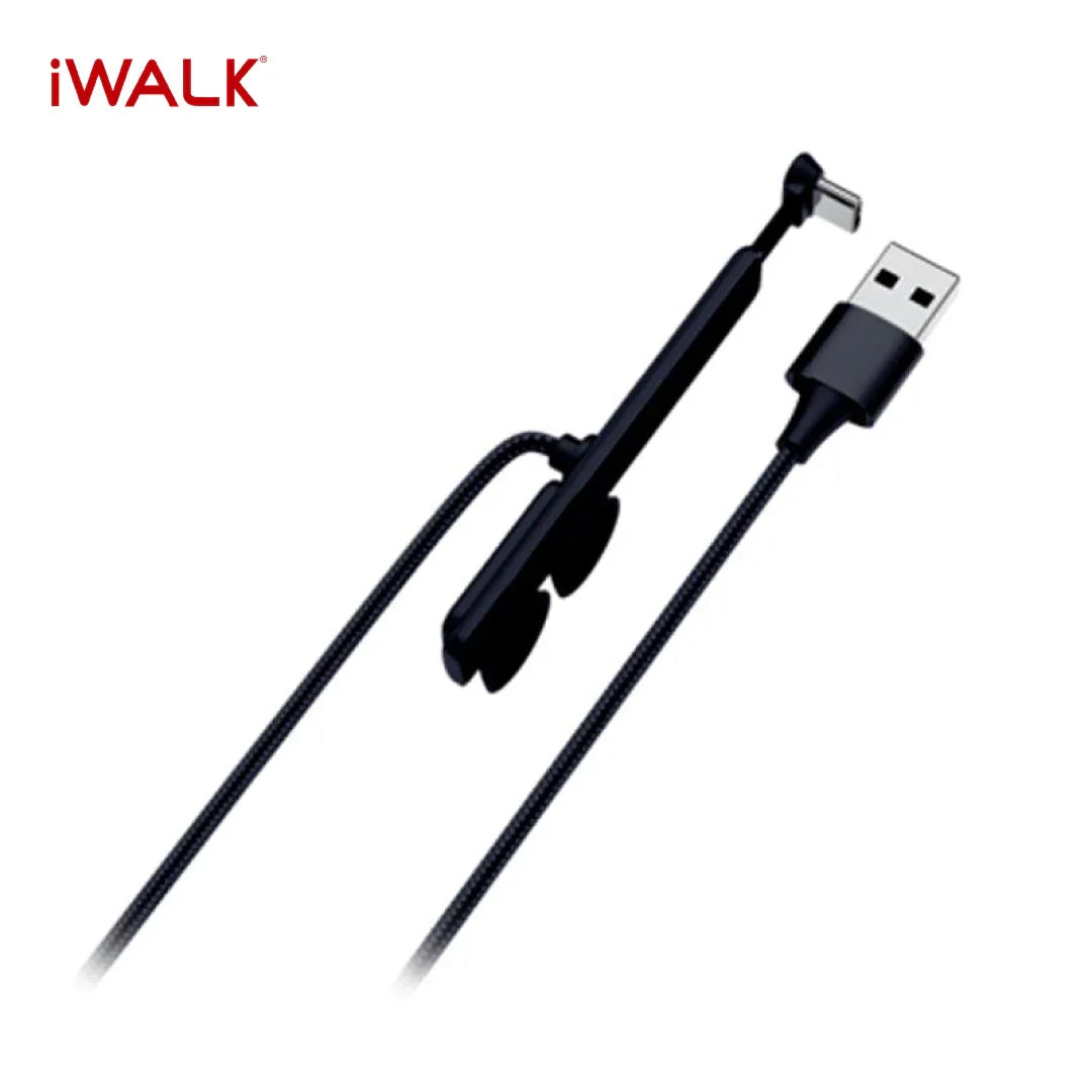 iWalk Crazy Link Gaming Charging Lightning Cable - Black