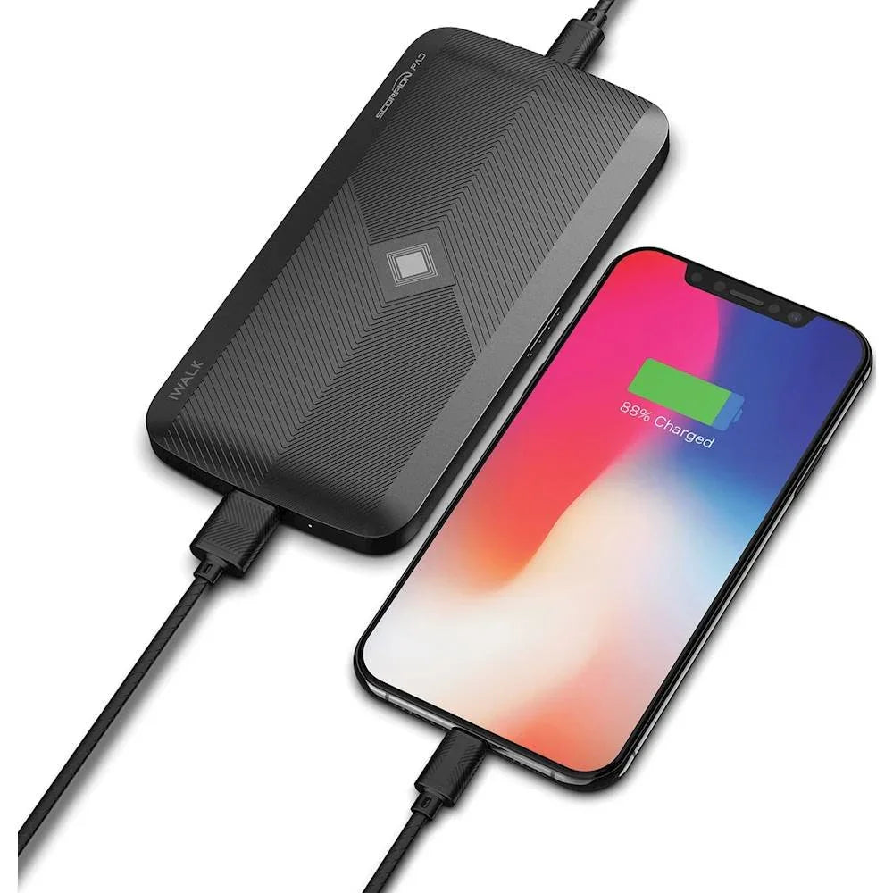 iWalk Scorpion Wireless Charging Pad - Black
