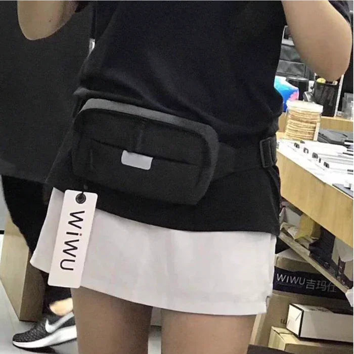 Wiwu Funny Pack Shoulder & Waist Pouch - Gray
