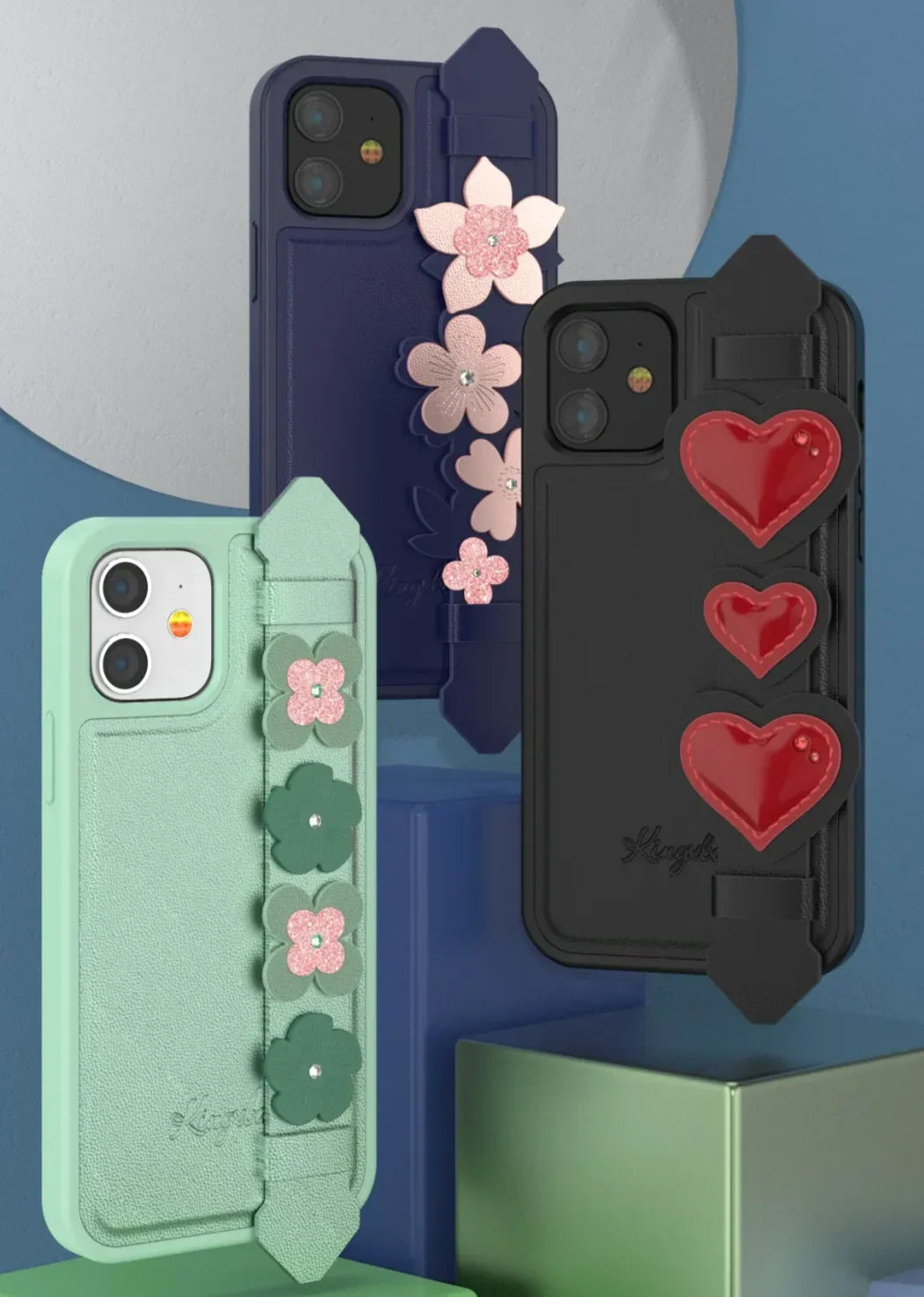 iPhone 12 Pro Max Kingxbar Refreshing GriP Case - Black