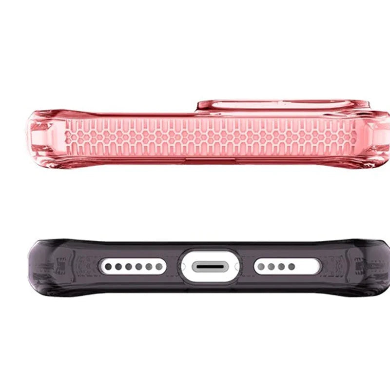 iPhone 13 Pro Max Itskins Supreme Prism Cover - Light Pink And Grey