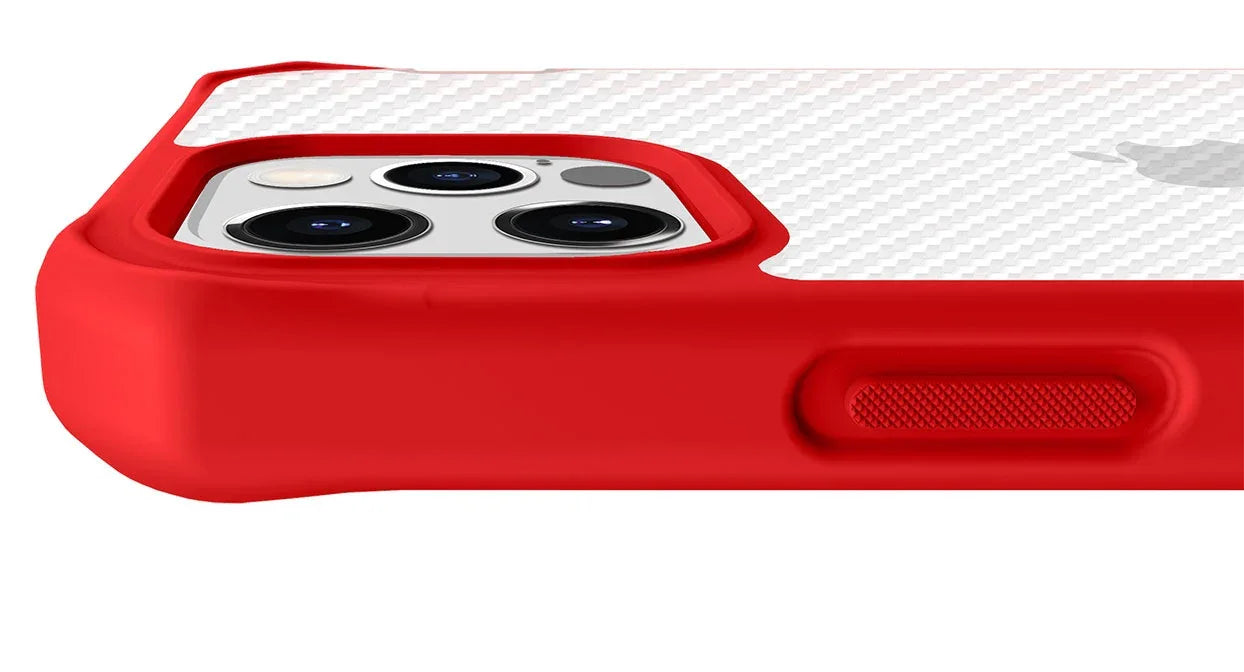 iPhone 12 & 12 Pro Itskins Hybrid Tek Case - Red