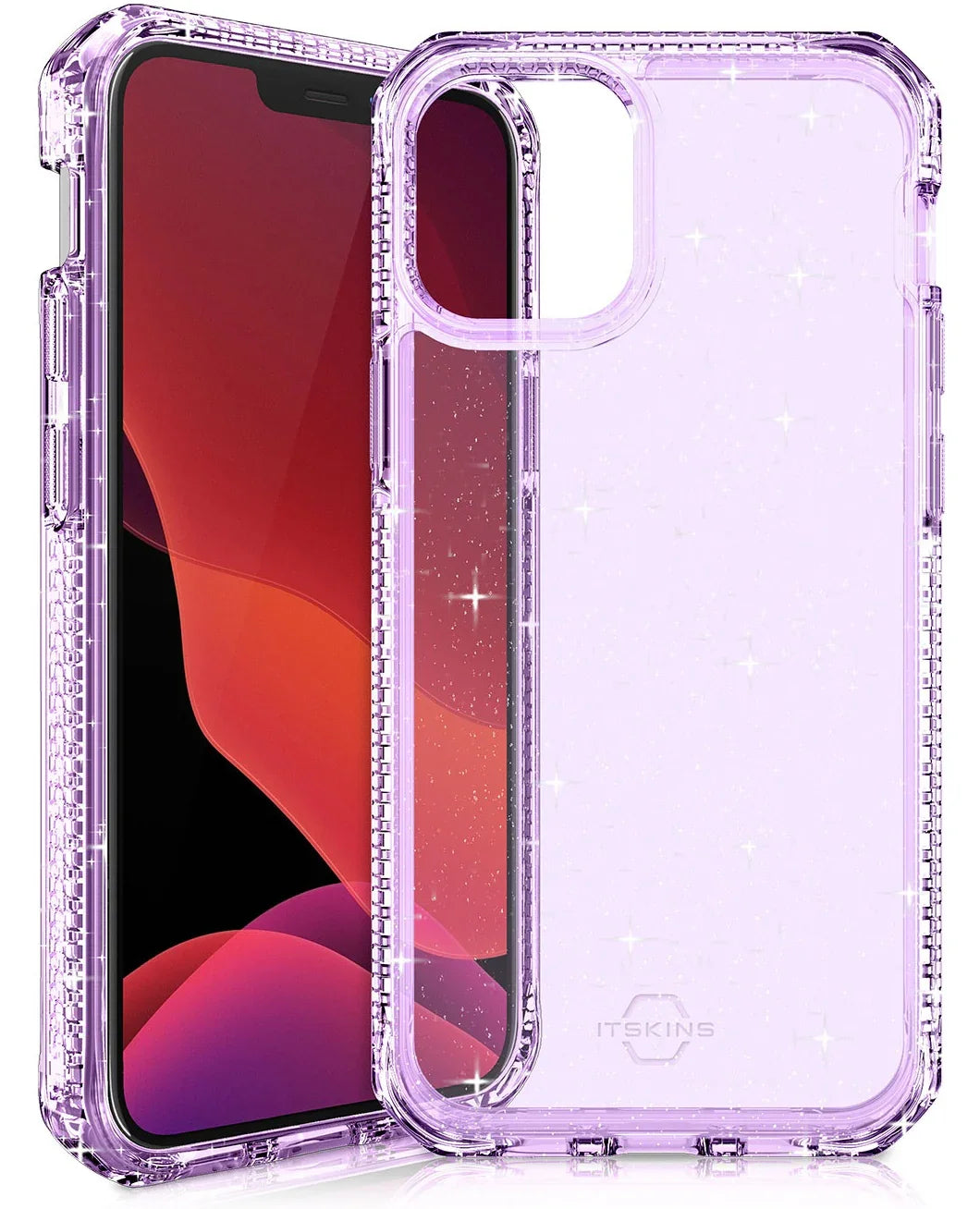 iPhone 12 & 12 Pro Itskins Hybrid Spark Cover - Light Purple