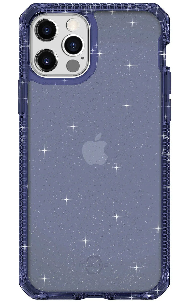 iPhone 12 & 12 Pro Itskins Hybrid Spark Case - Deep Blue