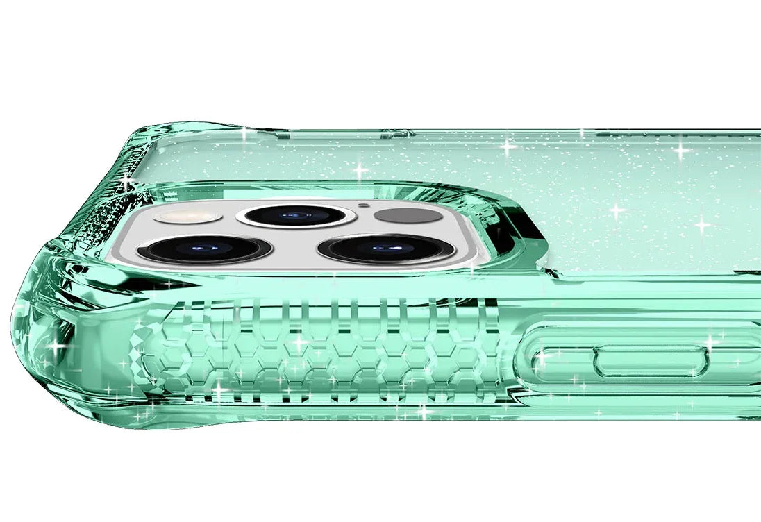 iPhone 12 & 12 Pro Itskins Hybrid Spark Case - Tiffany Green