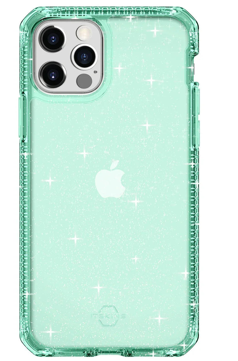 iPhone 12 & 12 Pro Itskins Hybrid Spark Case - Tiffany Green