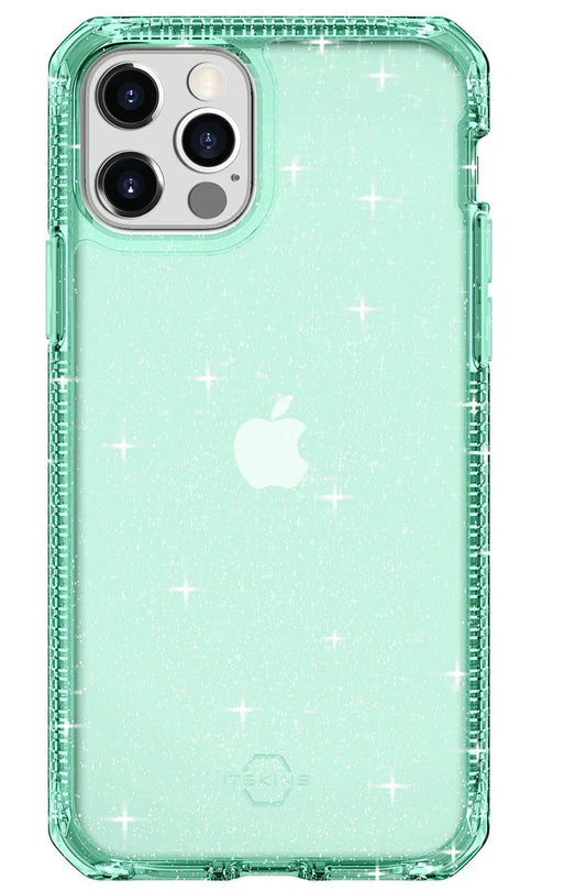 iPhone 12 & 12 Pro Itskins Hybrid Spark Case - Tiffany Green