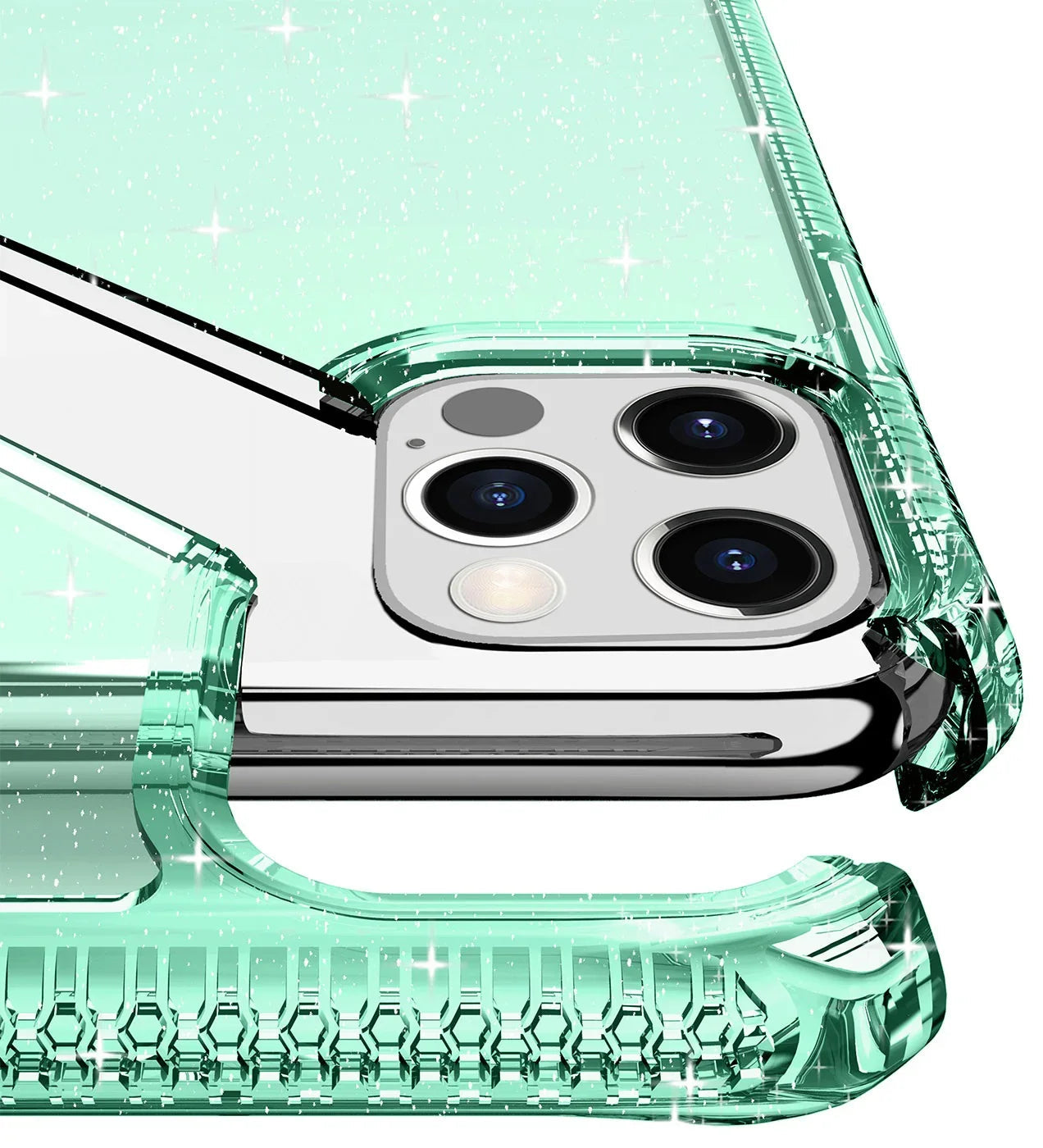 iPhone 12 & 12 Pro Itskins Hybrid Spark Case - Tiffany Green