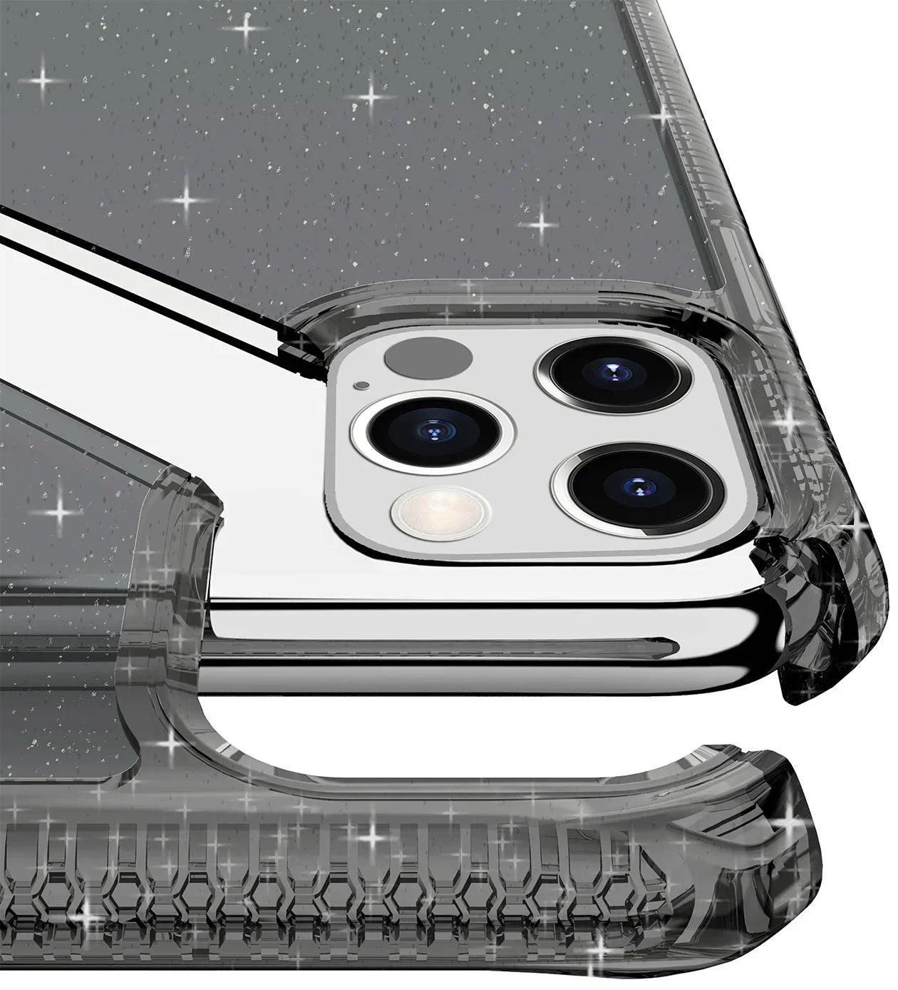 iPhone 12 & 12 Pro Itskins Hybrid Spark Case - Smoke