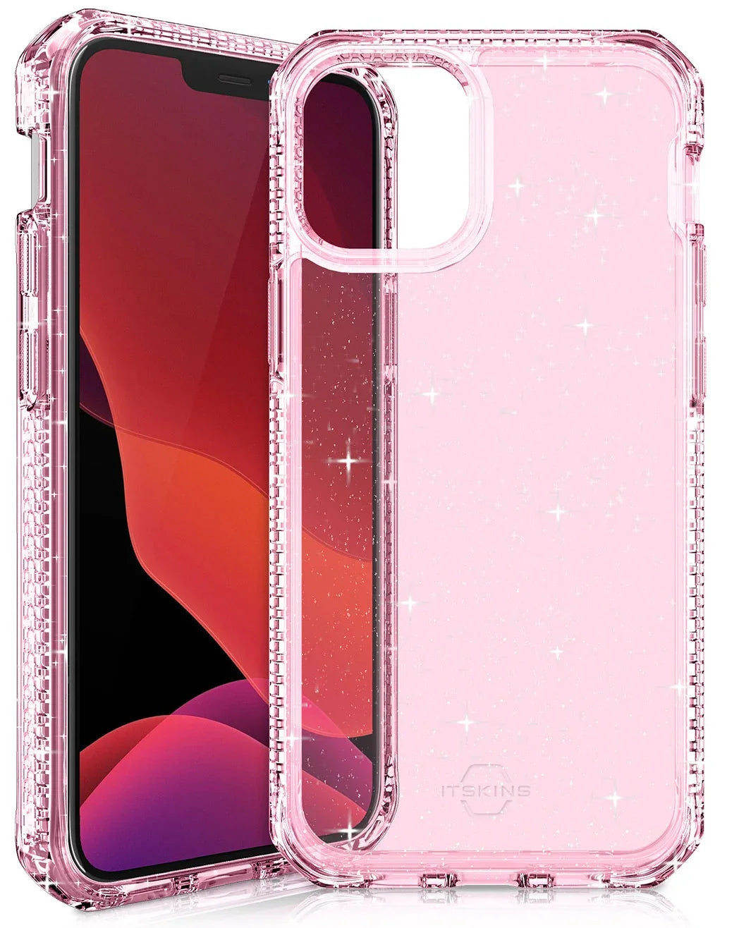 iPhone 12 & 12 Pro Itskins Hybrid Spark Case - Pink