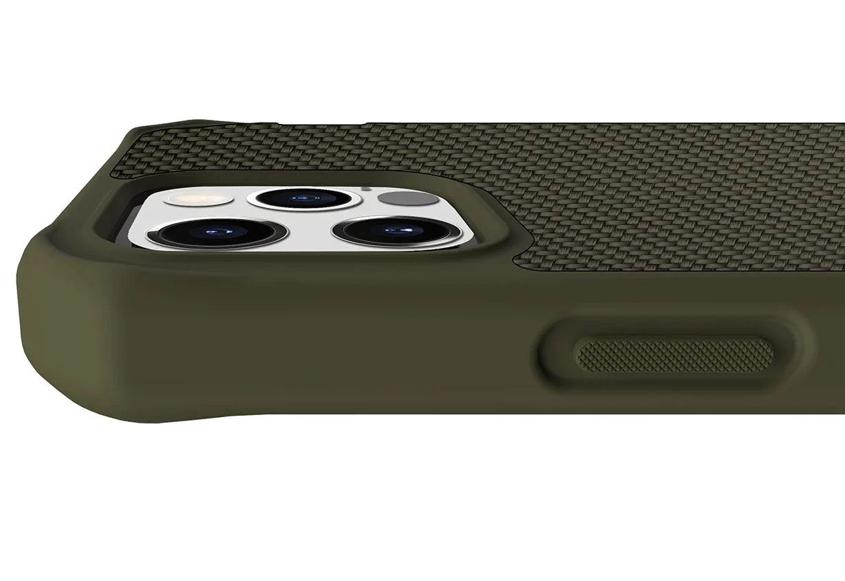 iPhone 12 & 12 Pro Itskins Hybrid Ballistic Magsafe Case -Khaki