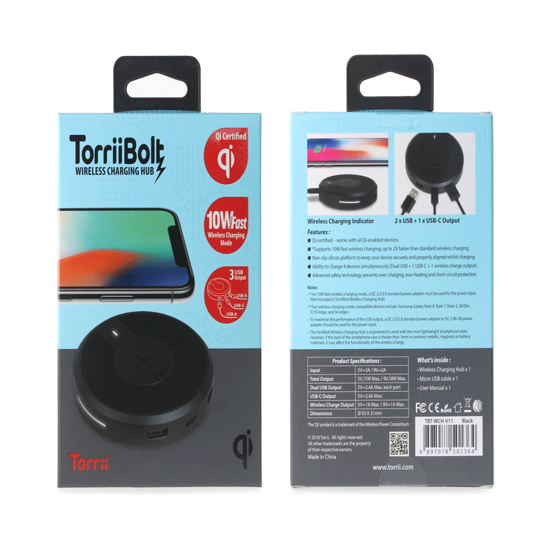 Torrii Bolt Wireless Charging Hub