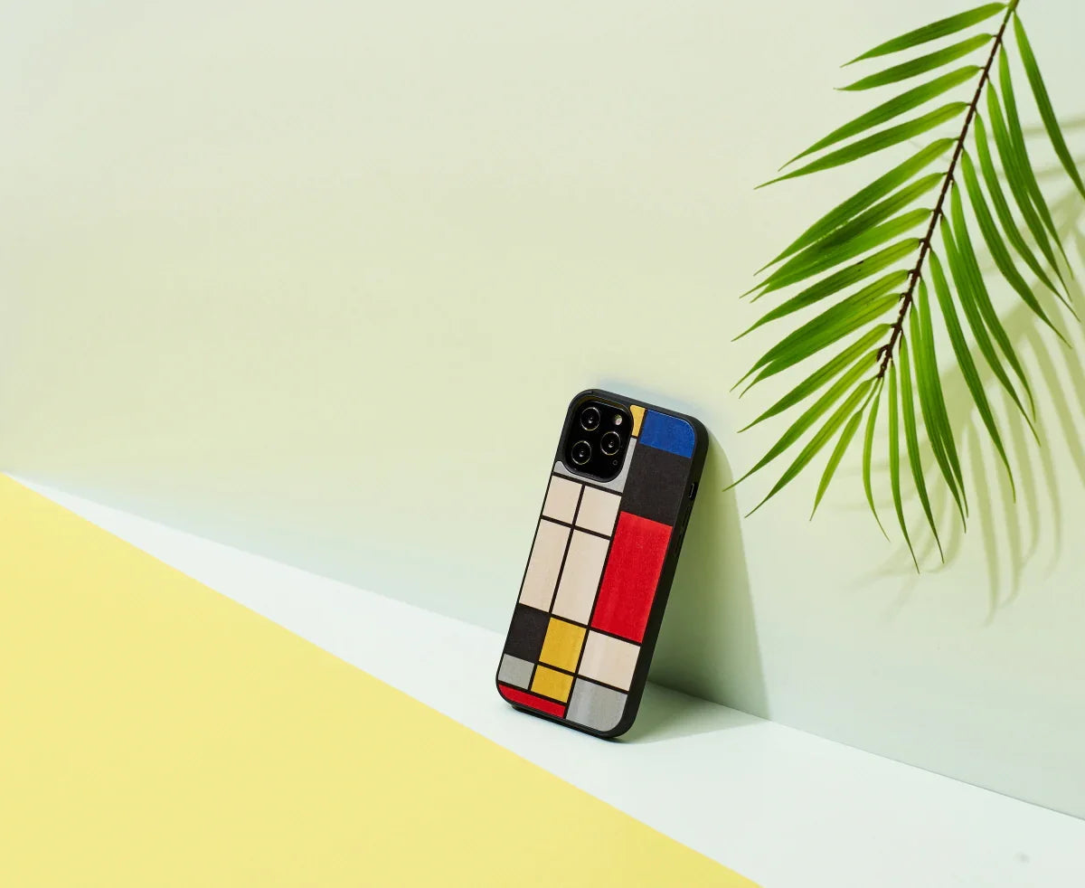 iPhone 12 Pro Max, Man & Wood Case - Mondrian Wood
