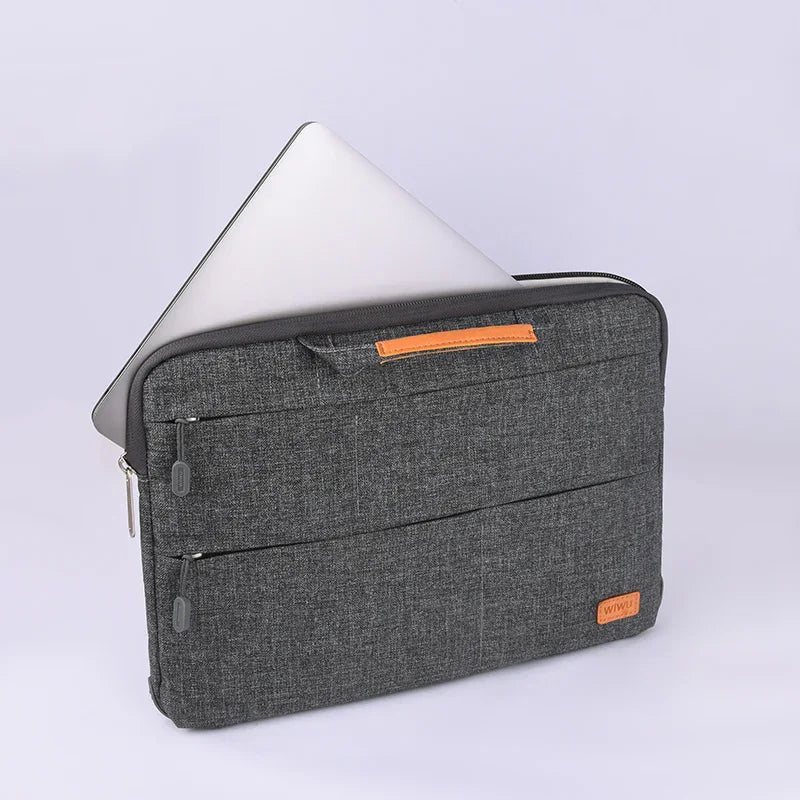 Wiwu Smart Stand Sleeve Hand Bag For Macbook 15" Gray