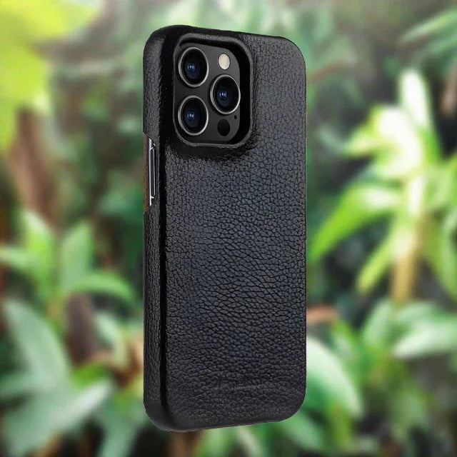 iPhone 13 Pro Max Melkco Premium Leather Cover - Black