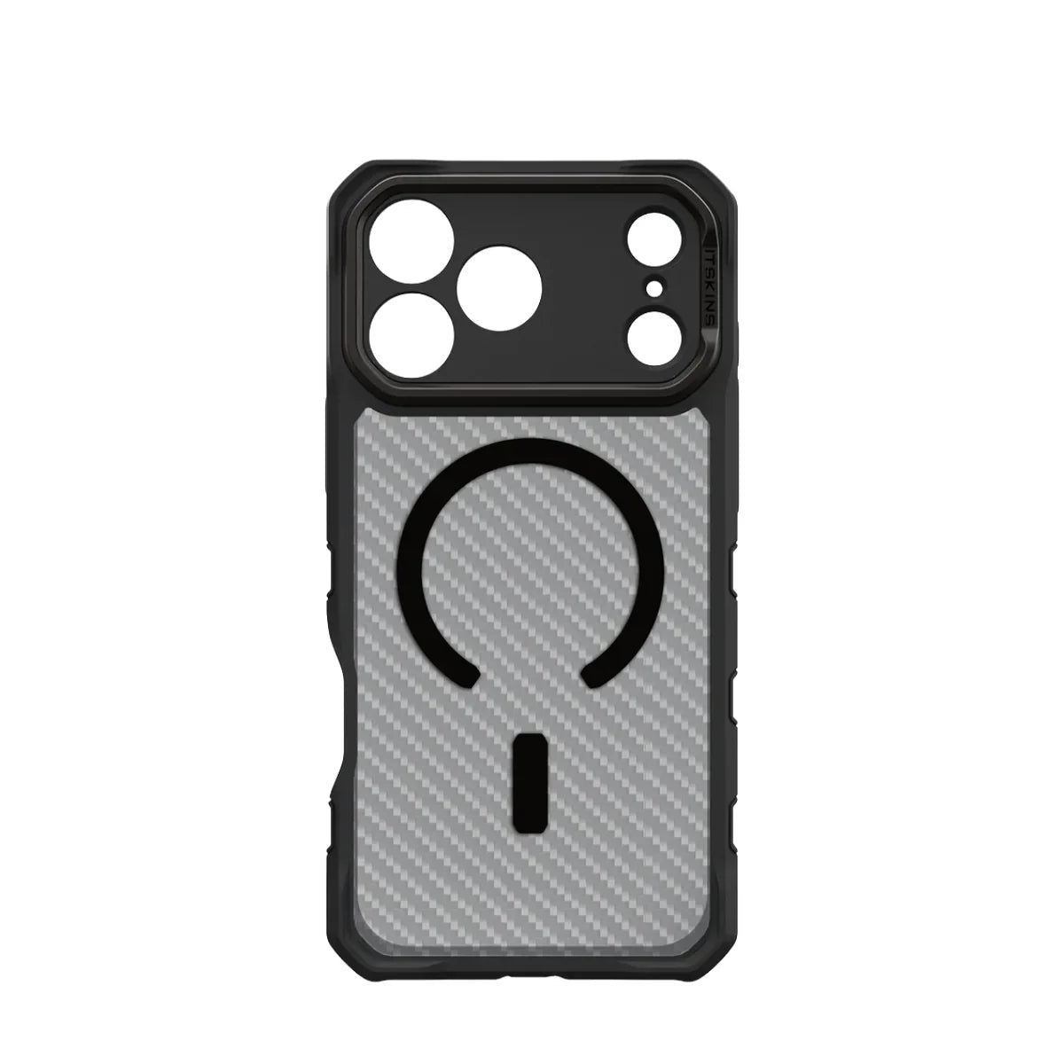 iPhone 17 Pro, Itskins Supreme Tek Magsafe Stand Case, Black