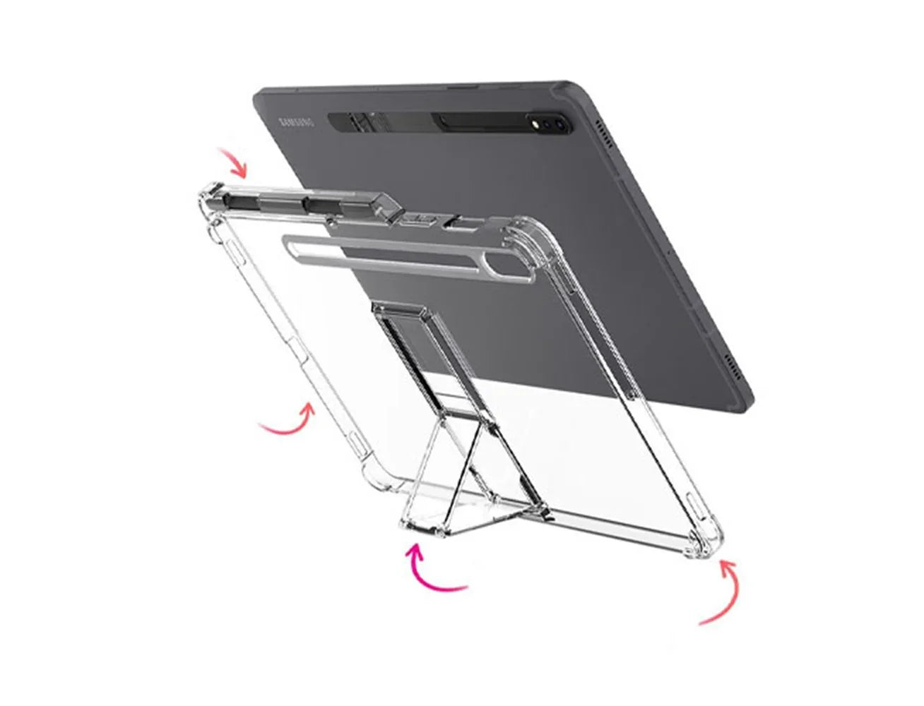 Samsung Tab S8 Plus/S7 Plus, Araree Flexield Sp Case - Clear