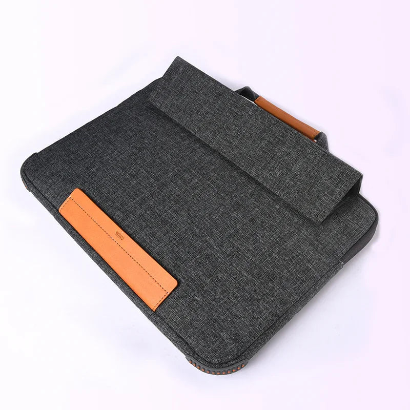 Wiwu Smart Stand Sleeve Hand Bag For Macbook 15" Gray