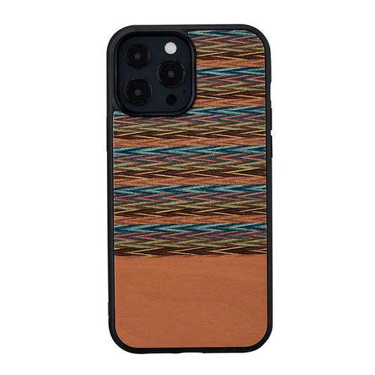 iPhone 13 Pro Max Man & Wood Series Cover - Browny Check