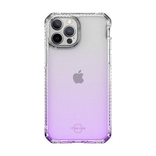 iPhone 13 Pro Max Itskins Hybrid Ombre Cover - Light Purple