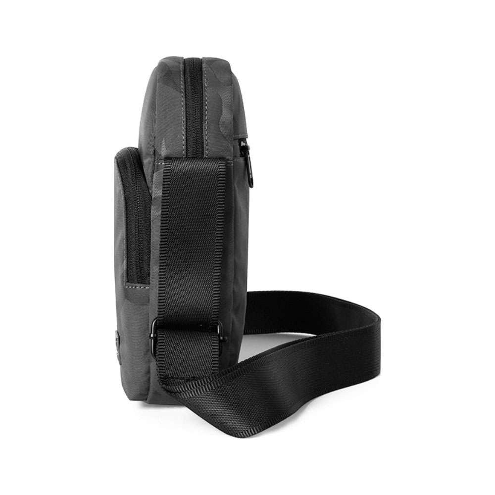 Wiwu Camou Crossbody Backpack With Charging Port - Black