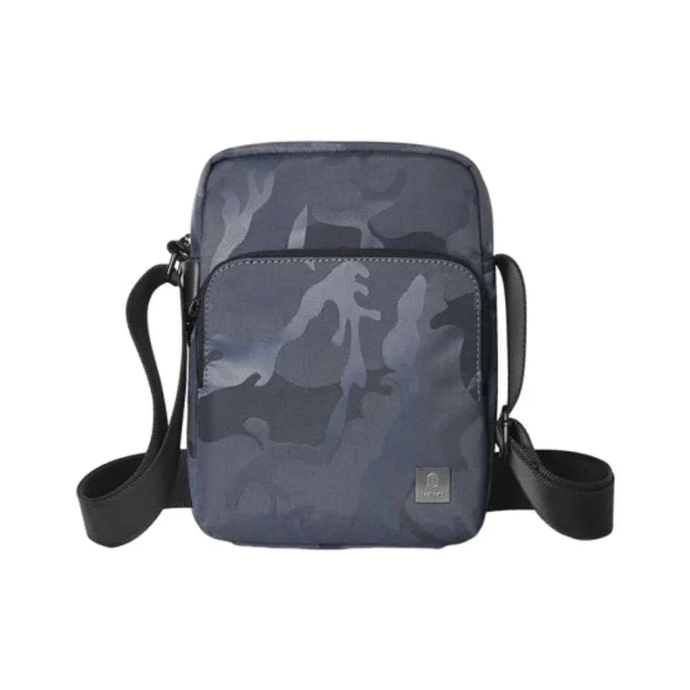 Wiwu Camou Crossbody Backpack With Charging Port - Grey