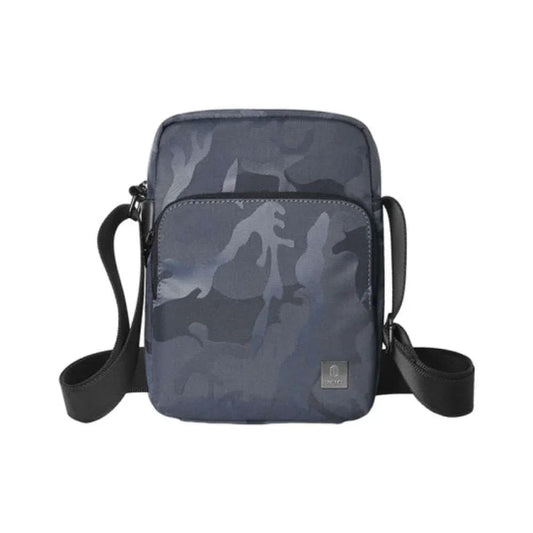 Wiwu Camou Crossbody Backpack With Charging Port - Grey