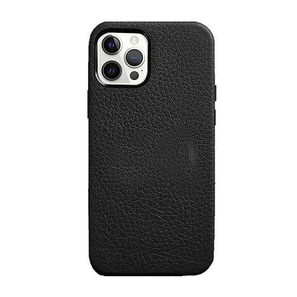 iPhone 12 Pro Max Melkco Premium Leather Cover - Black