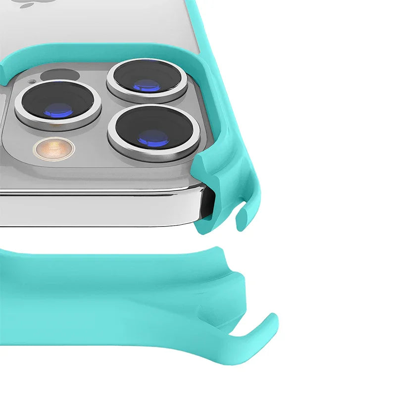 iPhone 13 Pro Max Itskins Hybrid Sling Cover - Light Blue