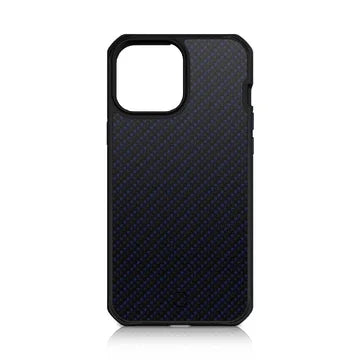 iPhone 13 Pro Max Itskins Hybrid Mag Carbon Cover - Blue Carbon