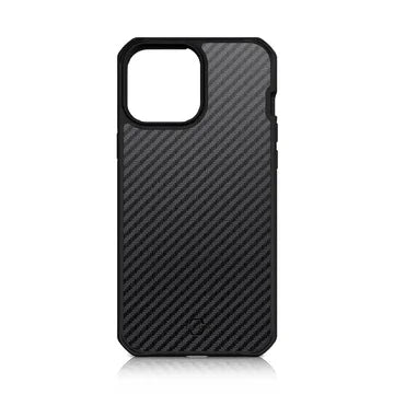 Itskins Hybrid Mag Carbon iPhone 13 Pro Max Series Cover - Black1