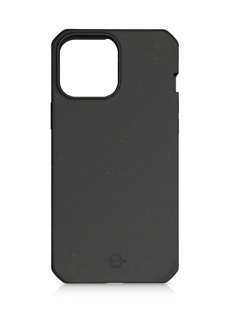 iPhone 13 Pro Max Itskins Feroniabio Terra Cover - Black
