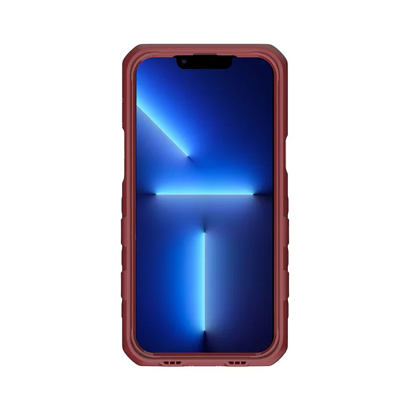 iPhone 13 Pro Max Itskins Supreme Solid Cover - Burgandy Red