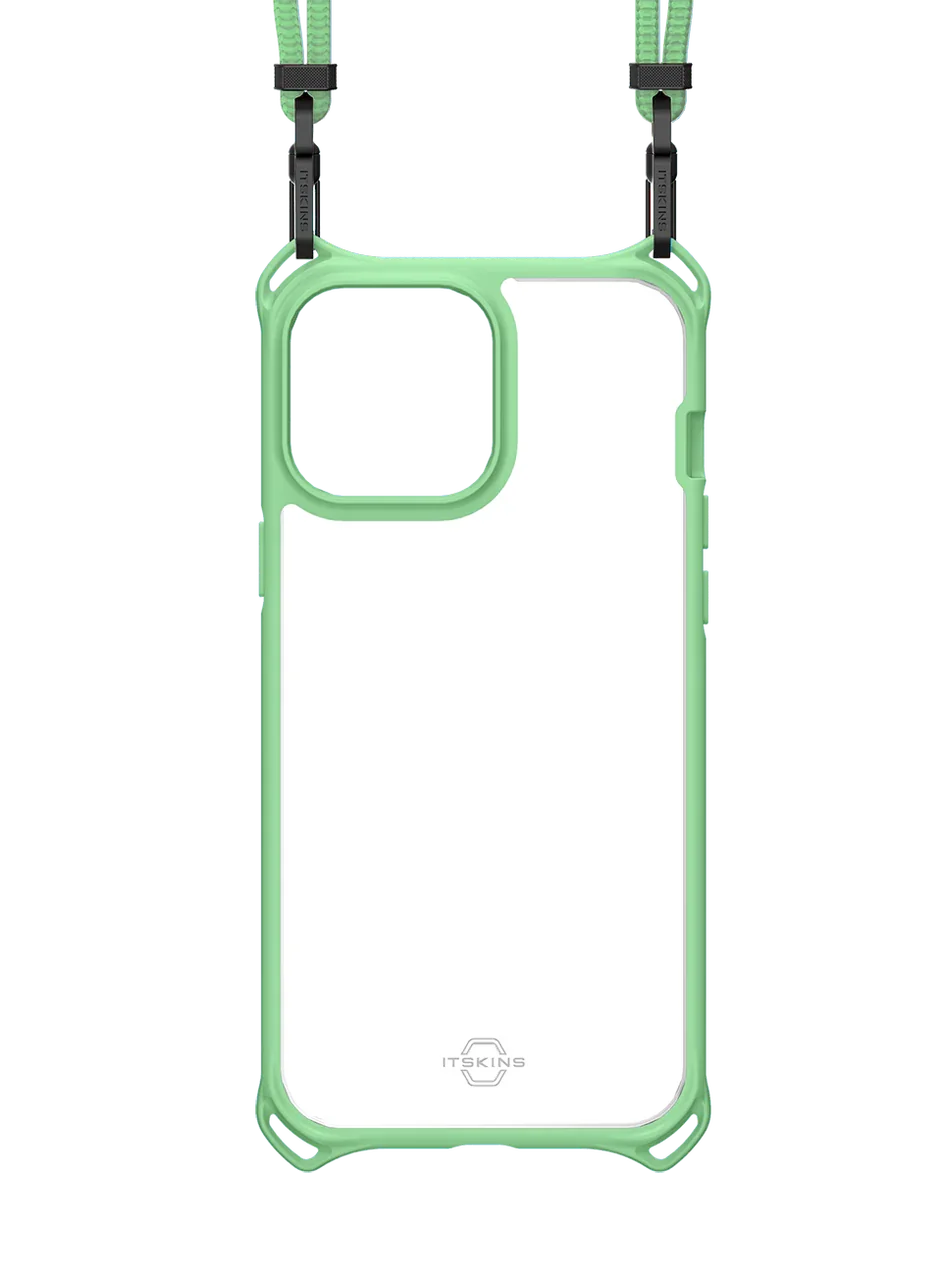 iPhone 13 Pro Itskins Hybrid Sling Cover - Light Green