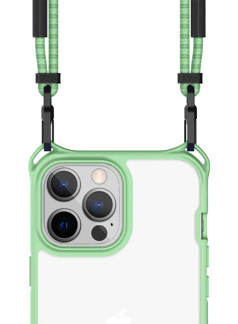 iPhone 13 Pro Itskins Hybrid Sling Cover - Light Green
