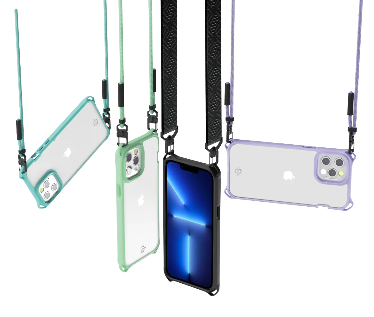 iPhone 13 Pro Itskins Hybrid Sling Cover - Light Blue