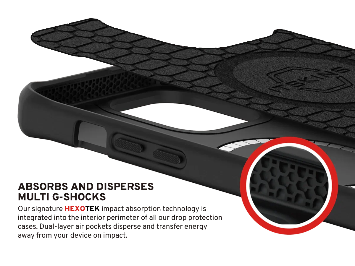 iPhone 13 Pro Itskins Hybrid Mag Carbon Cover - Black Carbon