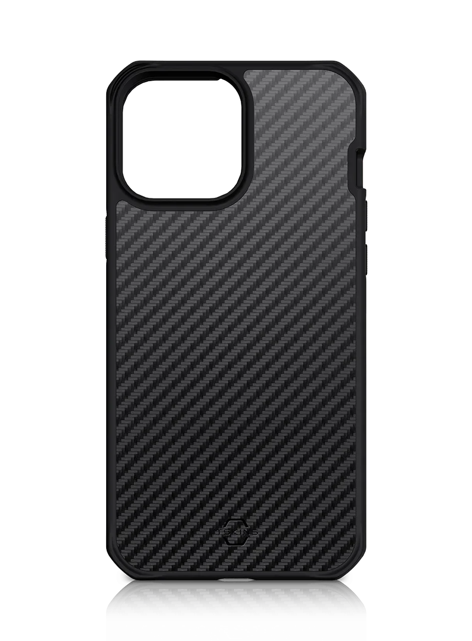 iPhone 13 Pro Itskins Hybrid Mag Carbon Cover - Black