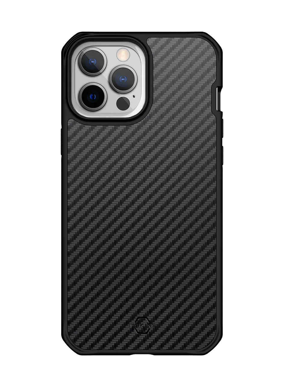 iPhone 13 Pro Itskins Hybrid Mag Carbon Cover - Black