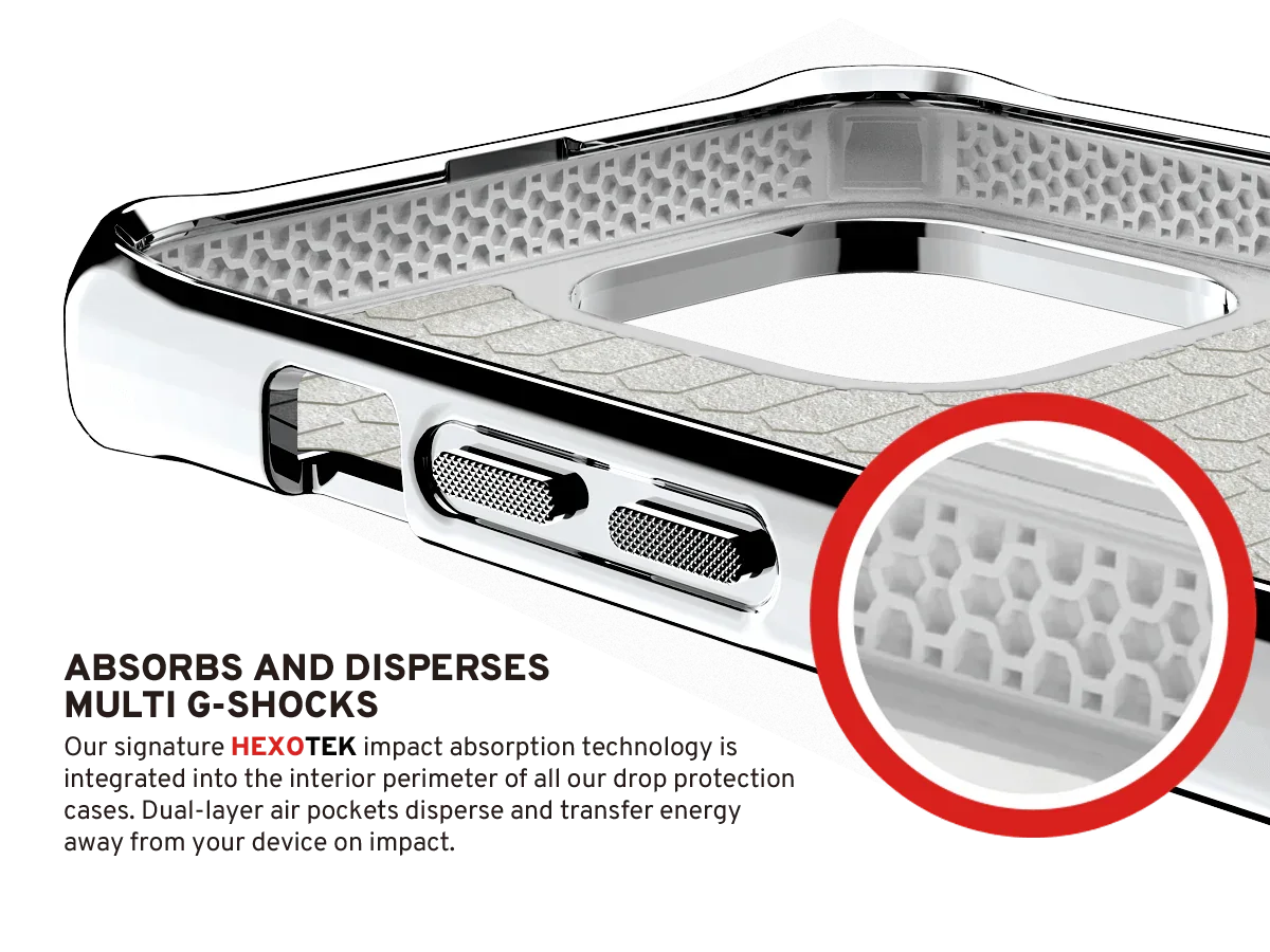 iPhone 13 Pro Itskins Hybrid Glass Cover - Silver