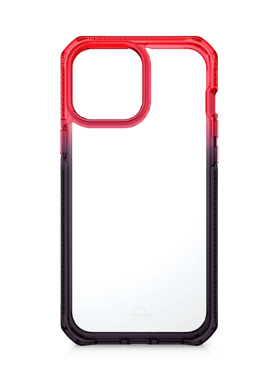 iPhone 13 Pro Itskins Supreme Prism Cover - Coral And Black