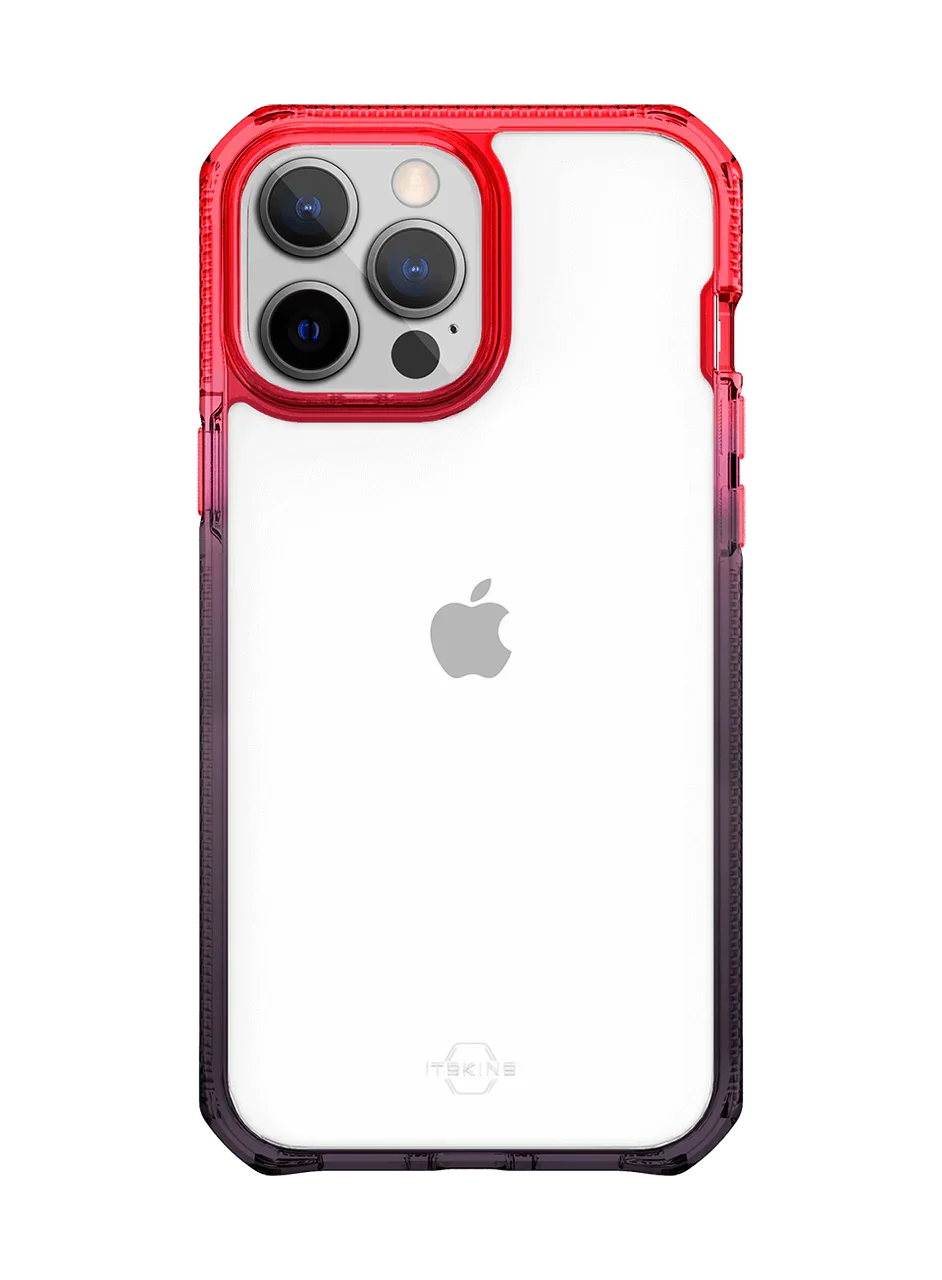 iPhone 13 Pro Itskins Supreme Prism Cover - Coral And Black