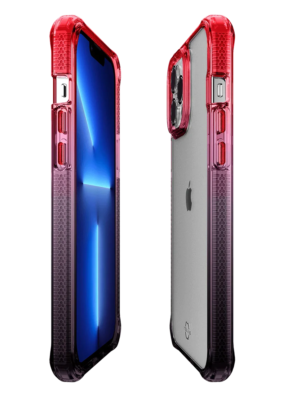 iPhone 13 Pro Itskins Supreme Prism Cover - Coral And Black
