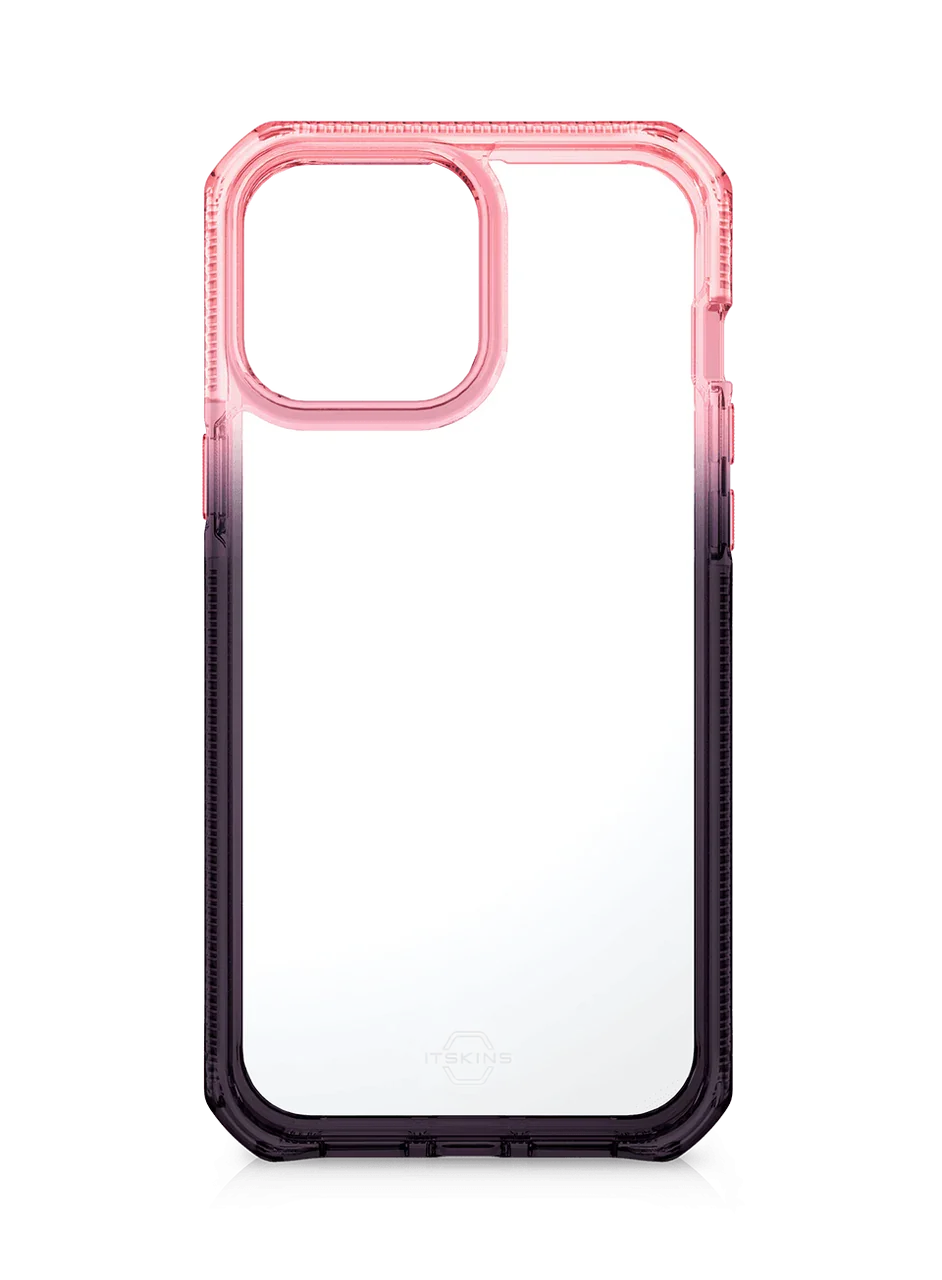iPhone 13 Pro Itskins Supreme Prism Cover - Light Pink And Grey